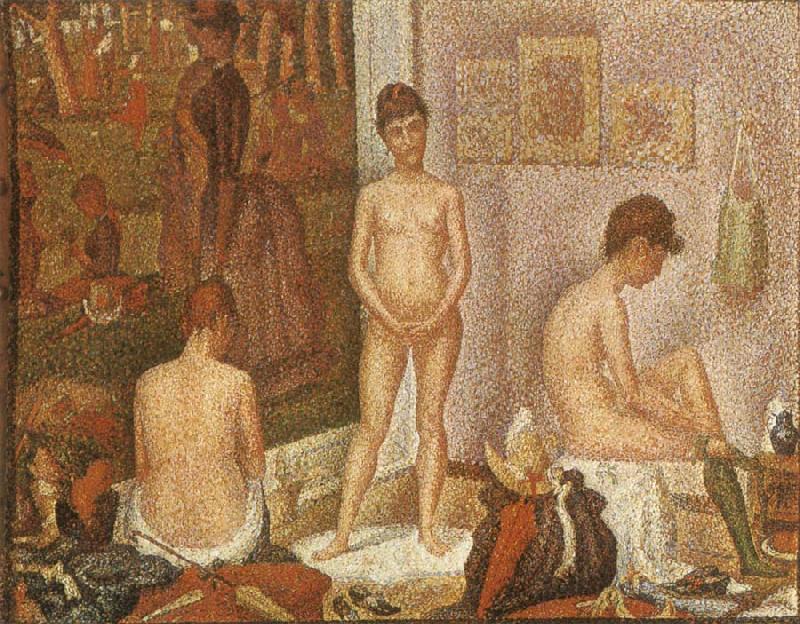 Georges Seurat The Post of Woman oil painting image